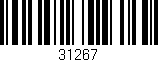 Código de barras (EAN, GTIN, SKU, ISBN): '31267'