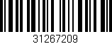 Código de barras (EAN, GTIN, SKU, ISBN): '31267209'