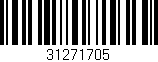 Código de barras (EAN, GTIN, SKU, ISBN): '31271705'