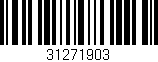 Código de barras (EAN, GTIN, SKU, ISBN): '31271903'