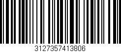 Código de barras (EAN, GTIN, SKU, ISBN): '3127357413806'
