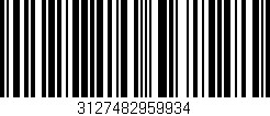 Código de barras (EAN, GTIN, SKU, ISBN): '3127482959934'