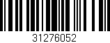 Código de barras (EAN, GTIN, SKU, ISBN): '31276052'