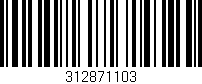 Código de barras (EAN, GTIN, SKU, ISBN): '312871103'