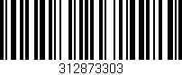 Código de barras (EAN, GTIN, SKU, ISBN): '312873303'