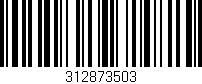 Código de barras (EAN, GTIN, SKU, ISBN): '312873503'