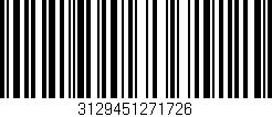 Código de barras (EAN, GTIN, SKU, ISBN): '3129451271726'
