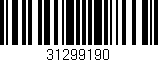 Código de barras (EAN, GTIN, SKU, ISBN): '31299190'