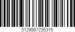 Código de barras (EAN, GTIN, SKU, ISBN): '3129987235315'