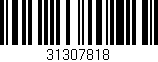 Código de barras (EAN, GTIN, SKU, ISBN): '31307818'