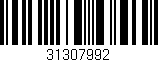Código de barras (EAN, GTIN, SKU, ISBN): '31307992'