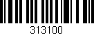 Código de barras (EAN, GTIN, SKU, ISBN): '313100'