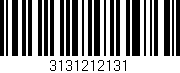 Código de barras (EAN, GTIN, SKU, ISBN): '3131212131'