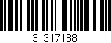 Código de barras (EAN, GTIN, SKU, ISBN): '31317188'
