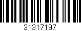 Código de barras (EAN, GTIN, SKU, ISBN): '31317197'
