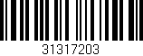 Código de barras (EAN, GTIN, SKU, ISBN): '31317203'