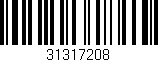 Código de barras (EAN, GTIN, SKU, ISBN): '31317208'