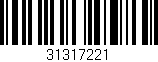 Código de barras (EAN, GTIN, SKU, ISBN): '31317221'