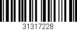 Código de barras (EAN, GTIN, SKU, ISBN): '31317228'