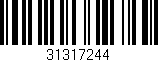 Código de barras (EAN, GTIN, SKU, ISBN): '31317244'