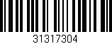 Código de barras (EAN, GTIN, SKU, ISBN): '31317304'