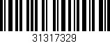 Código de barras (EAN, GTIN, SKU, ISBN): '31317329'