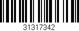 Código de barras (EAN, GTIN, SKU, ISBN): '31317342'