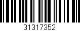 Código de barras (EAN, GTIN, SKU, ISBN): '31317352'