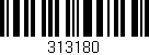Código de barras (EAN, GTIN, SKU, ISBN): '313180'