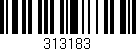 Código de barras (EAN, GTIN, SKU, ISBN): '313183'