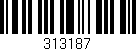 Código de barras (EAN, GTIN, SKU, ISBN): '313187'