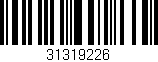 Código de barras (EAN, GTIN, SKU, ISBN): '31319226'