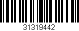 Código de barras (EAN, GTIN, SKU, ISBN): '31319442'