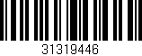 Código de barras (EAN, GTIN, SKU, ISBN): '31319446'