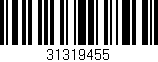 Código de barras (EAN, GTIN, SKU, ISBN): '31319455'