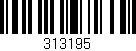 Código de barras (EAN, GTIN, SKU, ISBN): '313195'