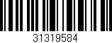Código de barras (EAN, GTIN, SKU, ISBN): '31319584'