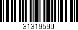 Código de barras (EAN, GTIN, SKU, ISBN): '31319590'