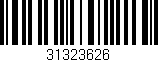 Código de barras (EAN, GTIN, SKU, ISBN): '31323626'