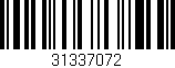 Código de barras (EAN, GTIN, SKU, ISBN): '31337072'