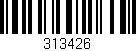 Código de barras (EAN, GTIN, SKU, ISBN): '313426'