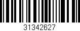 Código de barras (EAN, GTIN, SKU, ISBN): '31342627'