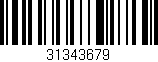 Código de barras (EAN, GTIN, SKU, ISBN): '31343679'