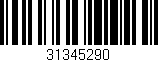 Código de barras (EAN, GTIN, SKU, ISBN): '31345290'