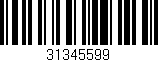 Código de barras (EAN, GTIN, SKU, ISBN): '31345599'