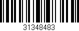 Código de barras (EAN, GTIN, SKU, ISBN): '31348483'