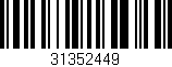 Código de barras (EAN, GTIN, SKU, ISBN): '31352449'