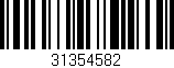 Código de barras (EAN, GTIN, SKU, ISBN): '31354582'