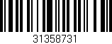 Código de barras (EAN, GTIN, SKU, ISBN): '31358731'