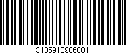 Código de barras (EAN, GTIN, SKU, ISBN): '3135910906801'